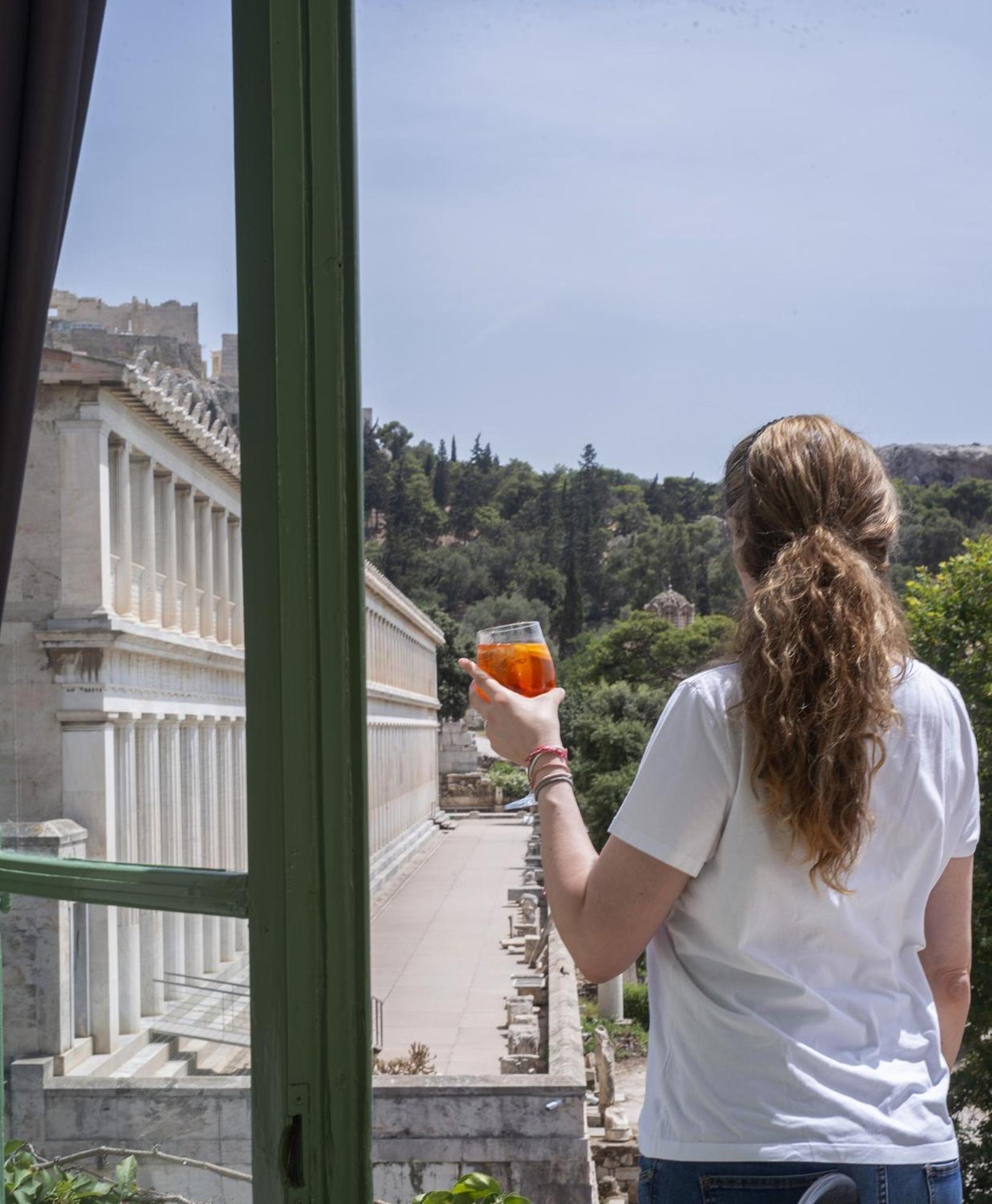 Ancient Agora Plaka Hotel Athena Bagian luar foto